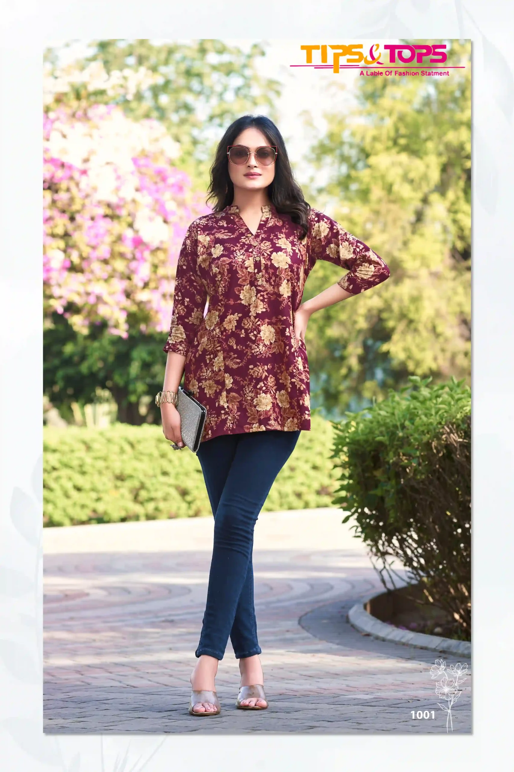 Tips & Tops Cotton Shorties Vol 05 Premium Cotton Wholesale Kurtis Catalog — Wholesale Kurtis, MPA wholesale from Surat - Gallery Image 2